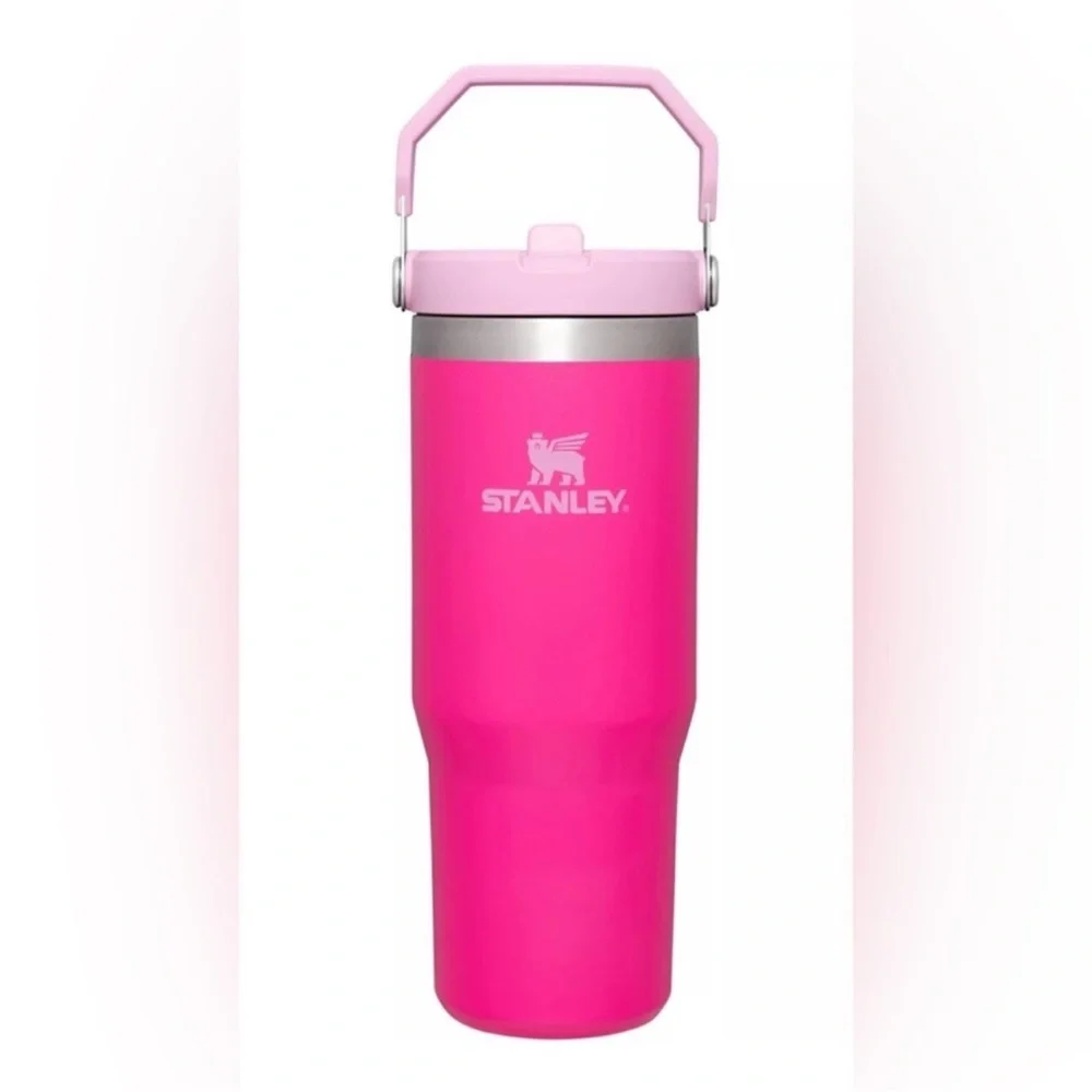 🎉LAST CHANCE🎉Stanley Iceflow Flip Straw 30oz Tumbler Camelia - Picture 4 of 11
